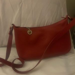 longchamp vintage crossbody leather